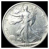 1918-S Silver Walking Liberty Half Dollar NEARLY U
