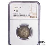 1878 Seated Liberty Quarter NGC PF65