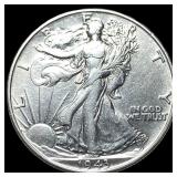 1943 Walking Liberty Half Dollar CLOSELY  UNCIRCU