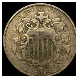 1868 Shield Nickel LIGHTLY CIRCULATED