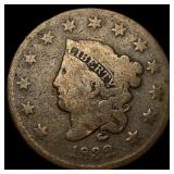 1832 Coronet Head Large Cent NICELY CIRCULATED