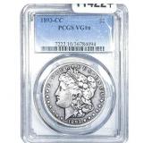 1893-CC Morgan Silver Dollar PCGS VG10