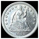 1857-O Silver Seated Liberty Half Dime  UNCIRCULA