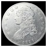 1836 Capped Bust Half Dollar NEARLY  UNCIRCULATED