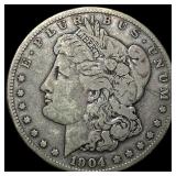 1904-S Silver Morgan Dollar LIGHTLY CIRCULATED
