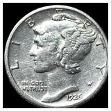 1926-S Silver Mercury Dime NEARLY  UNCIRCULATED