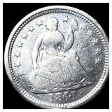 1841-O Seated Liberty Half Dime NEARLY  UNCIRCULA