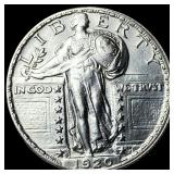 1920-S Silver Standing Liberty Quarter  CLOSELY U