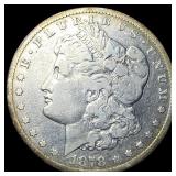 1878-S Silver Morgan Dollar LIGHTLY CIRCULATED