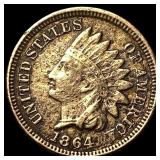 1864 Bronze Indian Head Cent LIGHTLY CIRCULATED