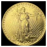 1914-S Gold $20 Saint-Gaudens Double Eagle  UNCIR