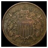 1865 Bronze Two-Cent Piece HIGH GRADE