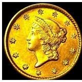 1853 Gold $1 Type 1 CLOSELY UNCIRCULATED