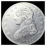 1834 Capped Bust Half Dollar NEARLY  UNCIRCULATED
