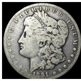 1891-CC Silver Morgan Dollar NICELY CIRCULATED