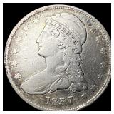 1837 Capped Bust Half Dollar LIGHTLY  CIRCULATED