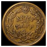 Civil War Token 'Army & Navy' / 'The Federal Un
