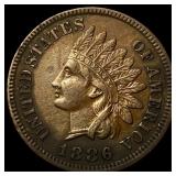 1886 Indian Head Cent NEARLY UNCIRCULATED