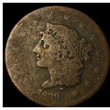 1839 Coronet Head Large Cent NICELY CIRCULATED