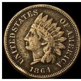 1864 Bronze Indian Head Cent LIGHTLY CIRCULATED