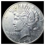 1926-S Silver Peace Dollar CLOSELY  UNCIRCULATED