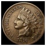 1876 Indian Head Cent NEARLY UNCIRCULATED
