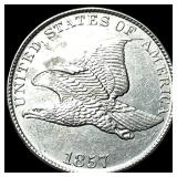 1857 Flying Eagle Cent UNCIRCULATED