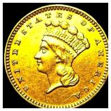 1874 Gold $1 Indian Head Type 3 UNCIRCULATED