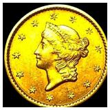 1849 Gold $1 Type 1 Liberty Head UNCIRCULATED