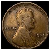 1924-D Lincoln Wheat Cent LIGHTLY CIRCULATED
