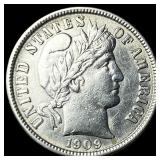 1909-O Silver Barber Dime CLOSELY UNCIRCULATED