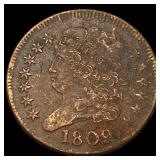 1809 Classic Head Half Cent CLOSELY  UNCIRCULATED