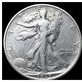 1919-S Silver Walking Liberty Half Dollar  LIGHTL