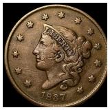 1837 Coronet Head Large Cent CLOSELY UNCIRCULATED