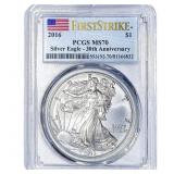 2016 Silver Eagle PCGS MS70