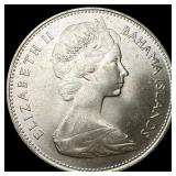 1966 Bahamas Silver Dollar