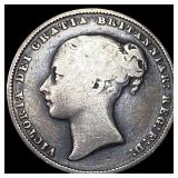 1867 Great Britain Silver 1 Shilling