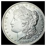 1893 Silver Morgan Dollar CLOSELY  UNCIRCULATED