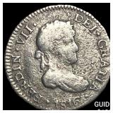 1816 Bolivia Potosi Silve 1/2 Real