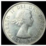 1957 Canada Silver 50 Cents
