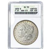 1878 Morgan Silver Dollar ANACS AU50