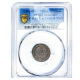 1861-65 Civil War Token Patriotic, Army&Navy PCGS