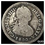 1800 Bolovia Potosi Silver 1 Real
