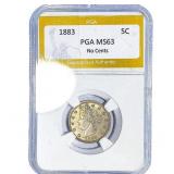 1883 Liberty Victory Nickel PGA MS63 No Cents