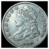 1830 Capped Bust Dime NEARLY UNCIRCULATED