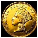 1856 $3 Gold Piece