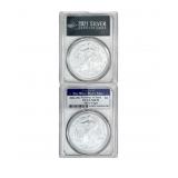 [2 Coins] 2021-2023 Silver Eagle PCGS MS70