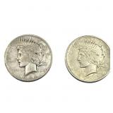 [2] 1921 Silver Peace Dollar