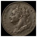 1821 Great Britain Copper 1 Farthing