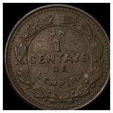 1954 Honduras Bronze 1 Centavo
